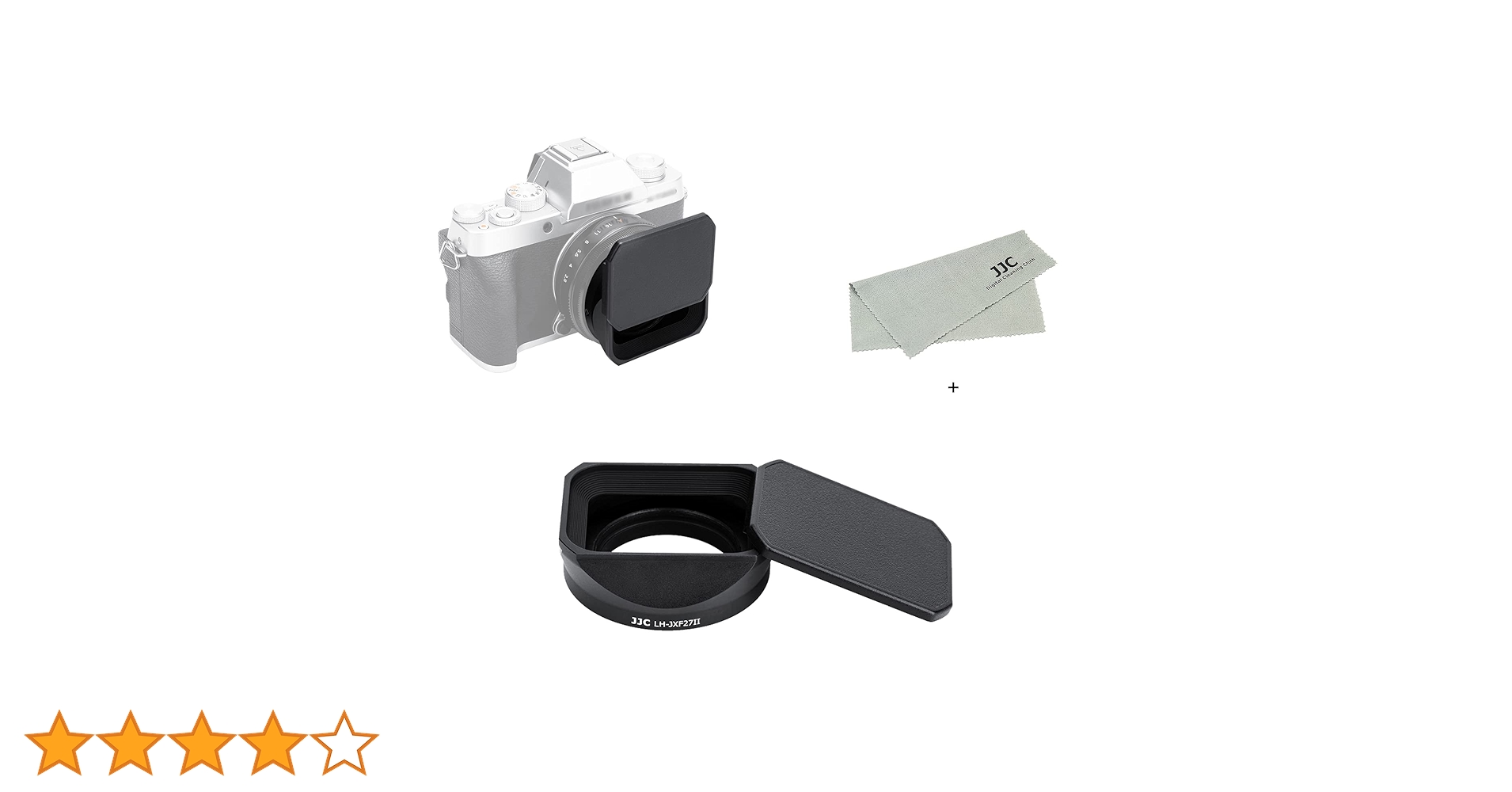 Amazon | JJC メタル 正方形 LH-XF27 レンズフード + フードキャップ